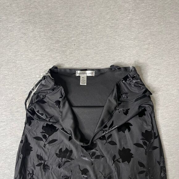 Madden Girl Women's Velvet Burnout Midi Slip Dress - Picture 5 of 11